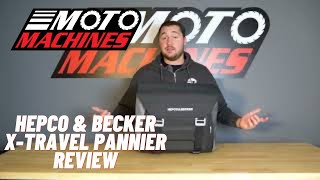 Hepco amp Becker XTravel Pannier Review  Moto Machines [upl. by Frulla100]