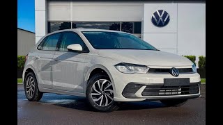 Brand New Volkswagen Polo 10 TSI Life in Ascot Grey  Wrexham Volkswagen [upl. by Cutcheon]