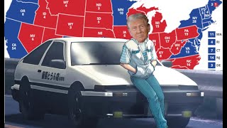 Initial D Trump 2024  KILLING MY LOVE Ver [upl. by Meelak164]