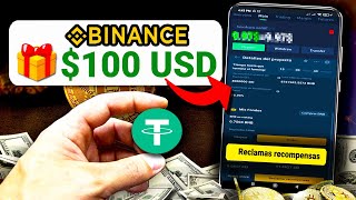 💰PASO a PASO para Ganar 100 USD en BINANCE🎁 [upl. by Ahsital539]