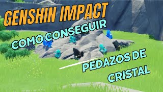 Genshin Impact  RUTA DE FARMEO PEDAZO DE CRISTAL HIERRO BLANCO [upl. by Sedgewake]