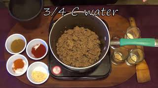 clone recipe for Taco Bells ground beef [upl. by Eiruam332]