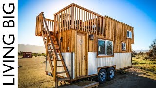 Tiny House With Amazing Rooftop Balcony [upl. by Paley195]