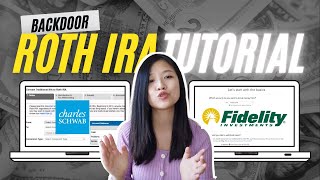 How to Contribute to Backdoor Roth IRA on Charles Schwab vs Fidelity StepbyStep [upl. by Etnoek]