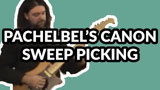 Pachelbels Canon Rock with Yngwie Malmsteen Style Sweep Picking [upl. by Robinet]