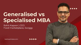 Generalised vs specialised MBA [upl. by Allenod]