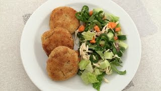 TORTITAS DE PAPA CON ENSALADA [upl. by Eannyl]