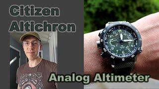 The Best Hiking Altimeter Watch Citizen Promaster Altichron [upl. by Buhler28]