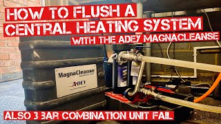 HOW TO FLUSH A CENTRAL HEATING SYSTEM amp HOW TO FIX A PRESSURISED HOTWATER SYSTEM ISSUE [upl. by Iinden]