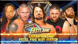 WWE Fastlane 2018 Official Promo  WWE Fastlane Main Event Official Promo 2018 [upl. by Jandy]