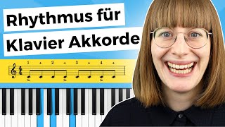 Schöne Klavier Akkorde  Rhythmus Übungen [upl. by Sileas47]