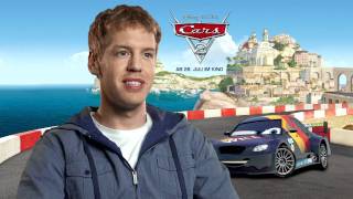 Cars 2  Sebastian Vettel über das Synchronisieren [upl. by Kepner]