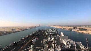 USS Kearsarge Suez Canal Transit [upl. by Clemence]