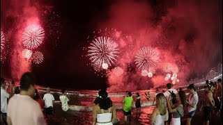 Balneário Camboriú Queima de Fogos Réveillon 2022  2023 Hoje balneariocamboriu [upl. by Adamis]