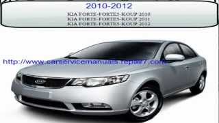 Kia Forte 2010 2011 2012 Workshop Service Repair Manual [upl. by Isidore]