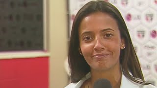 Paloma Tocci repórter da TV Bandeirantes em abril de 2006 [upl. by Filberto]