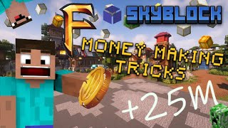 Earlygame Money Making Tricks In Fakepixel Skyblock [upl. by Nikolia]