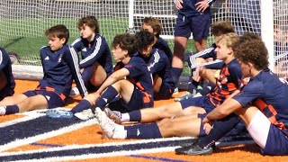 Naperville North boys soccer scores four unanswered to beat Benet in Best of the West [upl. by Anelhtac]