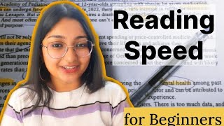 How to improve Reading Speed for BEGINNERS CLAT AIR 786 [upl. by Allicerp]