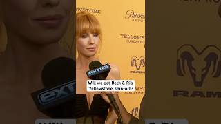 Will we get a Beth amp Rip Yellowstone spinoff Kelly Reilly amp Cole Hauser say… 🤞shorts [upl. by Annuhsal371]