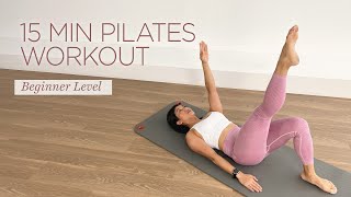 15 min Pilates Workout for Beginners [upl. by Ailegnave]