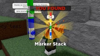 How to get MARKER STACK in FIND THE MARKERS Roblox  UPDATED 2024 [upl. by Seraphim780]