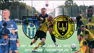 Sunday League Settings  AFC Shirley vs Solihull Taps FC  Oakbourne amp Coronation Div 1 [upl. by Einra]