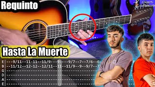 Hasta La Muerte  Eslabón Armado Ft Iván Cornejo  Requinto  Tutorial  TABS [upl. by Anirrok790]