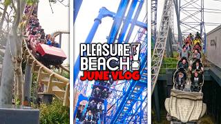 Blackpool Pleasure Beach VLOG  June 2024 [upl. by Bremser]