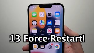 iPhone 13s Screen is Frozen Unresponsive or Cant Restart Easy Fix [upl. by Joappa]