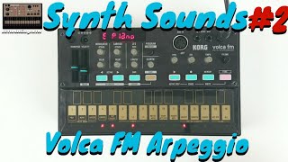 Synth Sounds 2 Korg Volca FM Arp  Mini Synth Tutorial [upl. by Aileen]