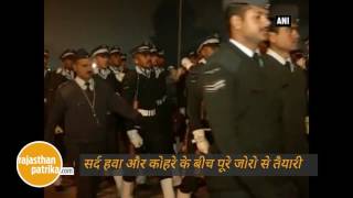 NSG Commandos Paramilitary Forces rehearse for Republic Day parade New Delhi [upl. by Terrene]