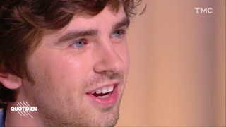 Freddie Highmore on quotQuotidienquot 2019  Freddie Highmore Speaking French [upl. by Mulloy]