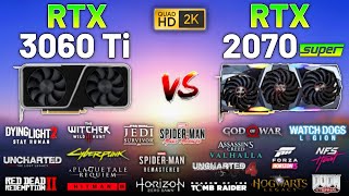 RTX 3060 Ti vs RTX 2070 SUPER in 2023 Test in 20 Games 1440p quotHow Big is The Differencequot [upl. by Gaut]