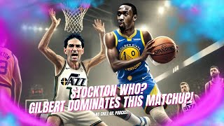 John Stockton 52 points 30 asst VS Gilbert Arenas 96 points 26 asst Totals who won the BATTLE [upl. by Wrigley]