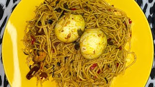 HOW TO MAKE A VERY DELICIOUS NATIVE SPAGHETTI WITH LOW BUDGET  Easy Recipe  Delicious Taste [upl. by Arocal]