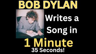 Bob Dylan Explains How He Writes A Song 1975 [upl. by Nollahs207]