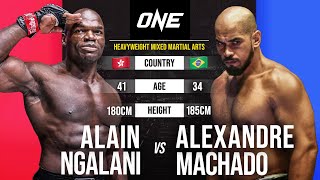 Alain Ngalani vs Alexandre Machado  Full Fight From The Archives [upl. by Hollah]