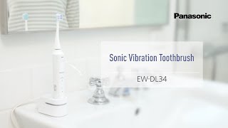 PanasonicSonicVibrationToothbrushEWDL34ENG [upl. by Eleonore535]