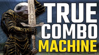 BANISHED KNIGHTS GREATSWORD HAS SOME AMAZING TRUE COMBOS  Elden Ring PvP [upl. by Gone496]