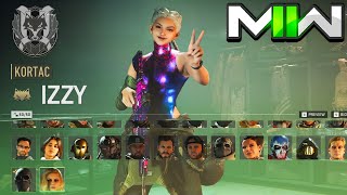 MW2  IZZY Operator ➡️ Voice Lines Finishers [upl. by Crispen]