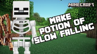 How to Make Potion of Slow Falling in Minecraft 2024 [upl. by Maryl]