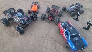 ARRMA BASH MOJAVE 4S  KRATON 6S amp 8S TYPHON 3S  Heng Long German Leopard 2A6 RC TANK FOOTAGE🤯 [upl. by Adiari]