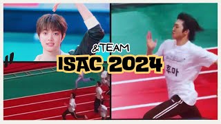 ampTEAM 앤팀 at ISAC 아육대 2024  Fuma amp EJ’s 60m Sprint Preliminary Round Fancam [upl. by Aihsetal]