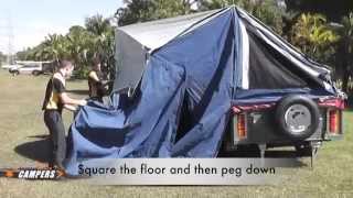 How to Setup Stepthrough Tent [upl. by Nwahsem]