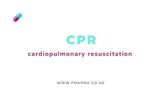 CPR  Cardiopulmonary Resuscitation  Pronunciation [upl. by Vani317]