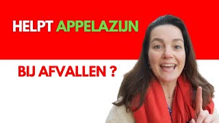 Helpt appelazijn bij afvallen [upl. by Vivianne]