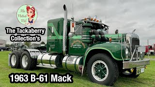 The Tackaberry Collection’s 1963 B61 Mack Semi Truck Tour [upl. by Allit]