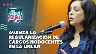 Avanza la regularización de cargos Nodocentes en la UNLaR [upl. by Anahsohs]