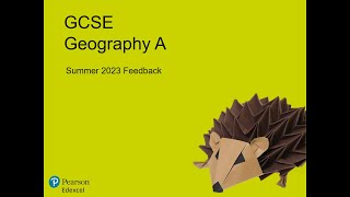 Pearson Edexcel GCSE Geography A Exam Feedback 2023 [upl. by Asek]